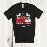 MacnyStore - Personalized Groovy HorseMom Myth Man Legend; Humorous Mother's Day Custom Name Farmer T-Shirt