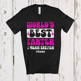 MacnyStore - Personalized Groovy World's Best Farter; Humorous Father's Day Custom Name Father Dad Family T-Shirt