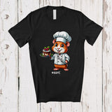 MacnyStore - Personalized Guinea Pig Chef Cook Cooking; Lovely Custom Name Lunch Lady Chef Animal T-Shirt