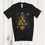 MacnyStore - Personalized Guitars As Christmas Tree; Amusing X-mas Guitar Player; Custom Name Guitarist T-Shirt