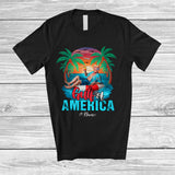 MacnyStore - Personalized Gulf Of America; Humorous Custom Name Patriotic; Trump Relax At The Beach T-Shirt