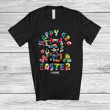 MacnyStore - Personalized Happy 420 Easter; Humorous Easter Eggs Smoking Smoker; Custom Name Family T-Shirt