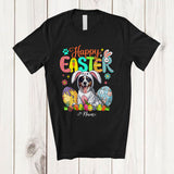 MacnyStore - Personalized Happy Easter; Adorable Custom Name Appenzeller Sennenhund Owner; Egg Hunt T-Shirt