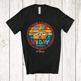 MacnyStore - Personalized Happy Pi Day; Amusing Pie Vintage Retro; Custom Name Math Student Teacher T-Shirt