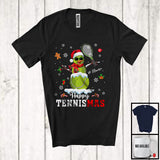 MacnyStore - Personalized Happy Tennismas; Amazing Christmas Tennis Snowman; Custom Name Player T-Shirt