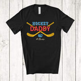 MacnyStore - Personalized Hockey Daddy; Joyful Father's Day Custom Name Daddy; Hockey Player Family T-Shirt