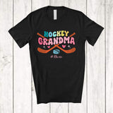 MacnyStore - Personalized Hockey Grandma; Joyful Mother's Day Custom Name Grandma; Hockey Player Family T-Shirt