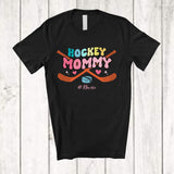 MacnyStore - Personalized Hockey Mommy; Joyful Mother's Day Custom Name Mommy; Hockey Player Family T-Shirt