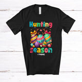 MacnyStore - Personalized Hunting Season; Humorous Easter Eggs Hunting Lover; Custom Name Family T-Shirt