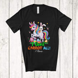 MacnyStore - Personalized I Don't Carrot All; Joyful Easter Bunny Riding Unicorn; Custom Name Egg Hunt T-Shirt