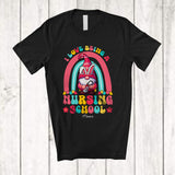 MacnyStore - Personalized I Love Being A Nursing School; Lovely Easter Custom Name Gnome Plaid; Family T-Shirt
