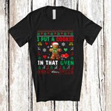MacnyStore - Personalized I Put A Cookie; Amusing Christmas Pregnancy Sweater; Custom Name Gingerbread T-Shirt
