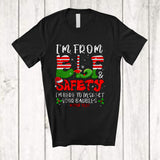 MacnyStore - Personalized I'm From Elf Inspect Your Baubles; Joyful Christmas Custom Name Naughty Elf T-Shirt