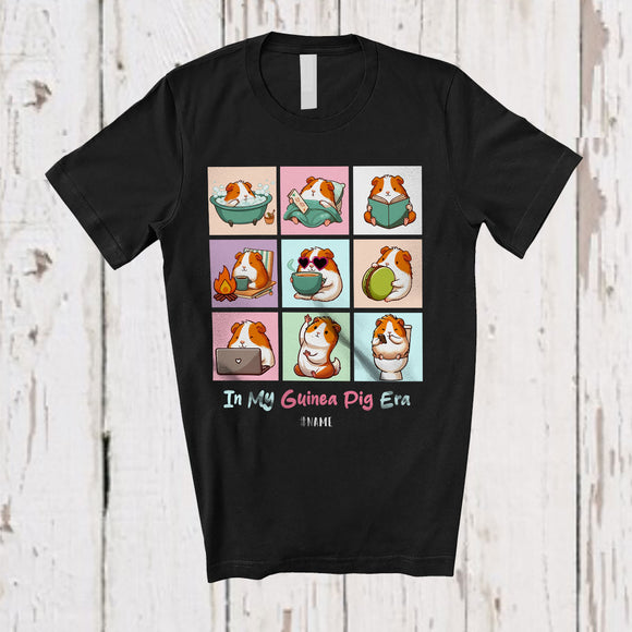 MacnyStore - Personalized In My Guinea Pig Era; Joyful Guinea Pig Activities; Custom Name Girls Women Family T-Shirt