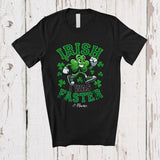 MacnyStore - Personalized Irish I Was Faster; Joyful St. Patrick's Day Shamrock; Custom Name Runner Running T-Shirt