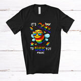 MacnyStore - Personalized It's Cool To Bee You; Amazing LGBTQ Pride Bee Rainbow Flag; Custom Name Family T-Shirt