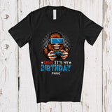 MacnyStore - Personalized It's My Birthday; Humorous Birthday Custom Name Bigfoot Gaming; Gamer T-Shirt