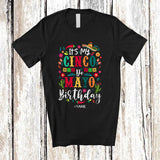 MacnyStore - Personalized It's My Cinco De Mayo Birthday; Joyful Birthday Party; Custom Name Mexican T-Shirt