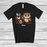 MacnyStore - Personalized It's Owl Good; Adorable Owl Wild Animal Lover; Custom Name Zoo Keeper Family T-Shirt