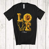 MacnyStore - Personalized LOVE; Amazing Sunflowers Custom Name Climbing; Outdoor Activities Climber T-Shirt