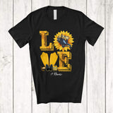 MacnyStore - Personalized LOVE; Amazing Sunflowers Custom Name Scuba Diving; Scuba Diver T-Shirt