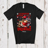 MacnyStore - Personalized Leonberger And Coffee Only For Valentine; Lovely Custom Name Single; Animal T-Shirt