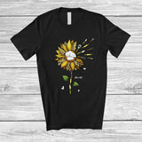 MacnyStore - Personalized Leopard Sunflower With Tools Lunch Lady; Lovely Flowers Custom Name Women Family T-Shirt