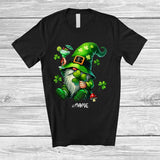 MacnyStore - Personalized Leprechaun Gnome Drinking Cocktail; Happy St. Patrick's Day Custom Name Drunker T-Shirt
