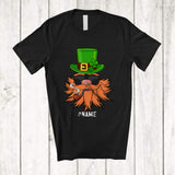 MacnyStore - Personalized Leprechaun Smoking Face; Humorous St. Patrick's Day Custom Name Smoker T-Shirt