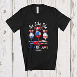 MacnyStore - Personalized Lit Like The 4th of July; Funny Three Wine Glasses Drinking Patriotic Lover T-Shirt