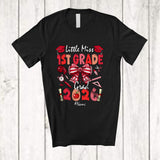 MacnyStore - Personalized Little Miss 1st Grade Grad 2026; Lovely Graduation Custom Name Graduate Family T-Shirt