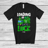 MacnyStore - Personalized Loading Of Luck; Fantastic St. Patrick's Day Custom Name Garbage Driver; Shamrock T-Shirt