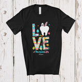 MacnyStore - Personalized Love Dentist; Fantastic Easter Egg Hunting; Custom Name Dentist Jobs T-Shirt