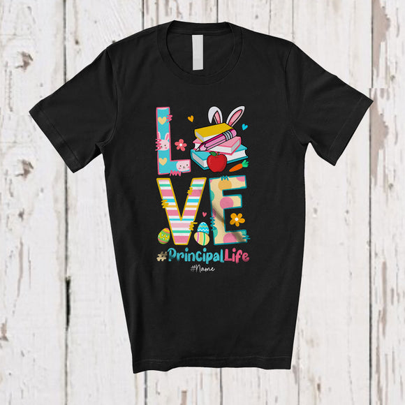 MacnyStore - Personalized Love Principal; Fantastic Easter Egg Hunting; Custom Name Teacher Jobs T-Shirt