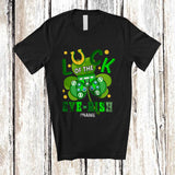MacnyStore - Personalized Luck Of The Eye-rish; Joyful St. Patrick's Day Shamrock; Custom Name Optometrist T-Shirt
