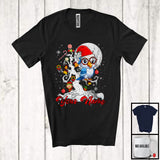 MacnyStore - Personalized Macaw Bird Santa On Christmas Tree, Adorable ELF Snow, Custom Name Bird Lover T-Shirt