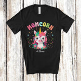 MacnyStore - Personalized Momcorn; Amazing Mother's Day Unicorn Face; Custom Name Family Group T-Shirt
