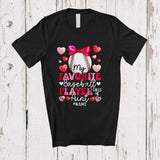 MacnyStore - Personalized My Favorite Baseball Player Call Me Aunt; Happy Mother's Day Hearts Sport; Family T-Shirt