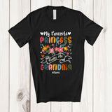 MacnyStore - Personalized My Favorite Princess Call Me Grandma; Floral Mother's Day Custom Name Family T-Shirt