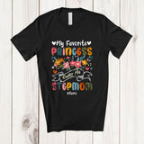 MacnyStore - Personalized My Favorite Princess Call Me Stepmom; Floral Mother's Day Custom Name Family T-Shirt