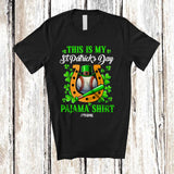 MacnyStore - Personalized My St. Patrick's Day Pajama Shirt; Amazing Custom Name Baseball Player; Horseshoes T-Shirt