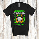 MacnyStore - Personalized My St. Patrick's Day Pajama Shirt; Amazing Custom Name Golf Player; Horseshoes T-Shirt