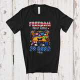 MacnyStore - Personalized Never Freedom Tasted So Good; Amusing 4th Of July Taco Custom Name Patriotic T-Shirt