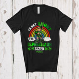 MacnyStore - Personalized Not Short I'm Leprechaun Sized; Lovely St. Patrick's Day Custom Name Boy Leprechaun T-Shirt