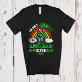 MacnyStore - Personalized Not Short I'm Leprechaun Sized; Lovely St. Patrick's Day Custom Name Girl Leprechaun T-Shirt