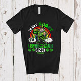 MacnyStore - Personalized Not Short I'm Leprechaun Sized; Lovely St. Patrick's Day Custom Name Men Leprechaun T-Shirt