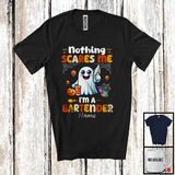 MacnyStore - Personalized Nothing Scares Me I'm A Bartender; Lovely Halloween Custom Name Boo Ghost T-Shirt