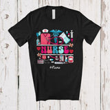 MacnyStore - Personalized Nurse; Awesome Custom Name Nurse Tools Collection; Nursing Family Group T-Shirt