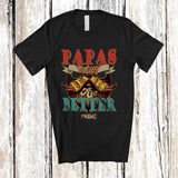 MacnyStore - Personalized Papas with Beards Are Better; Joyful Father's Day Custom Name Beard Papas; Family T-Shirt