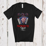 MacnyStore - Personalized Patriotic Squad; Amusing 4th Of July Custom Name Accordion Player; Patriotic T-Shirt